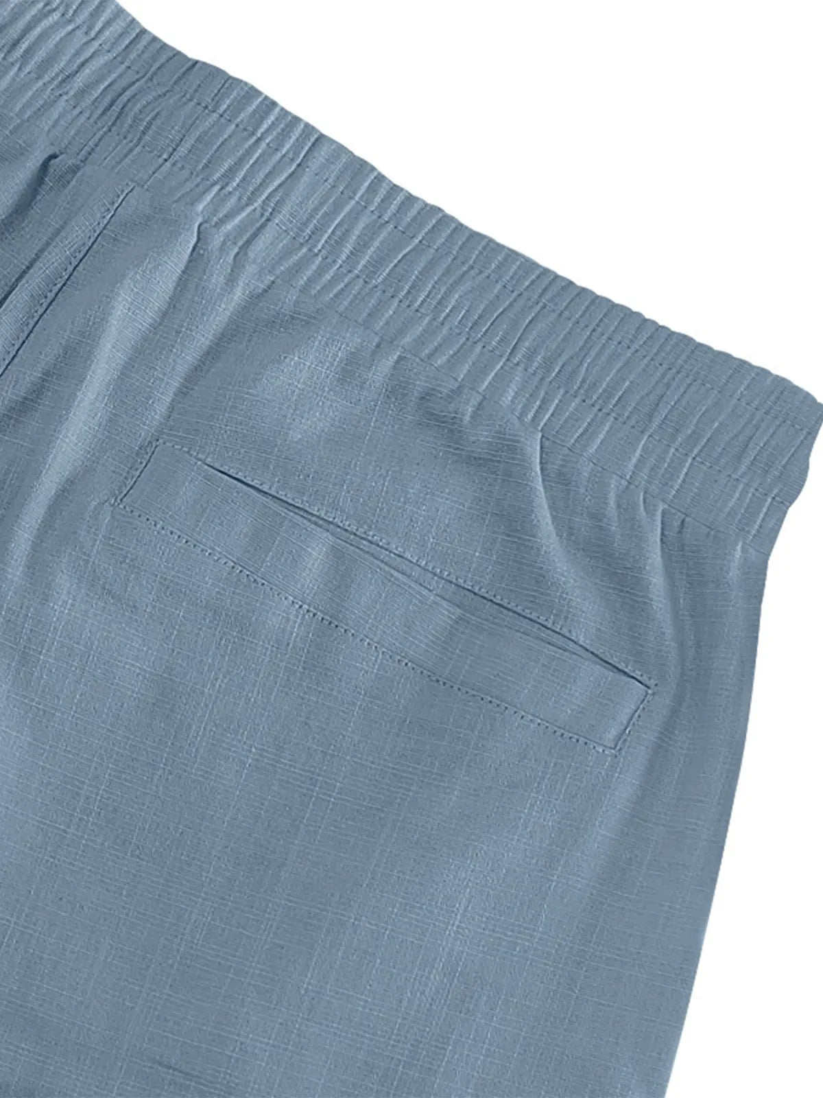 Men's Multi-pocket Cotton Casual Loose Shorts