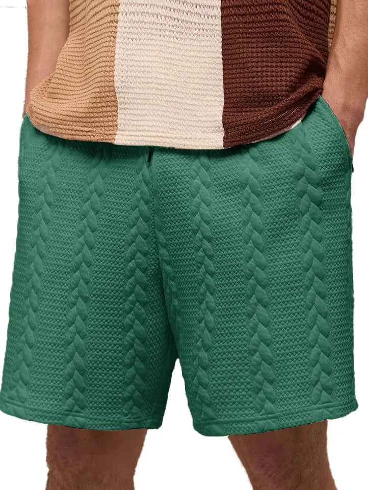 Men's Fashion Casual Jacquard Shorts