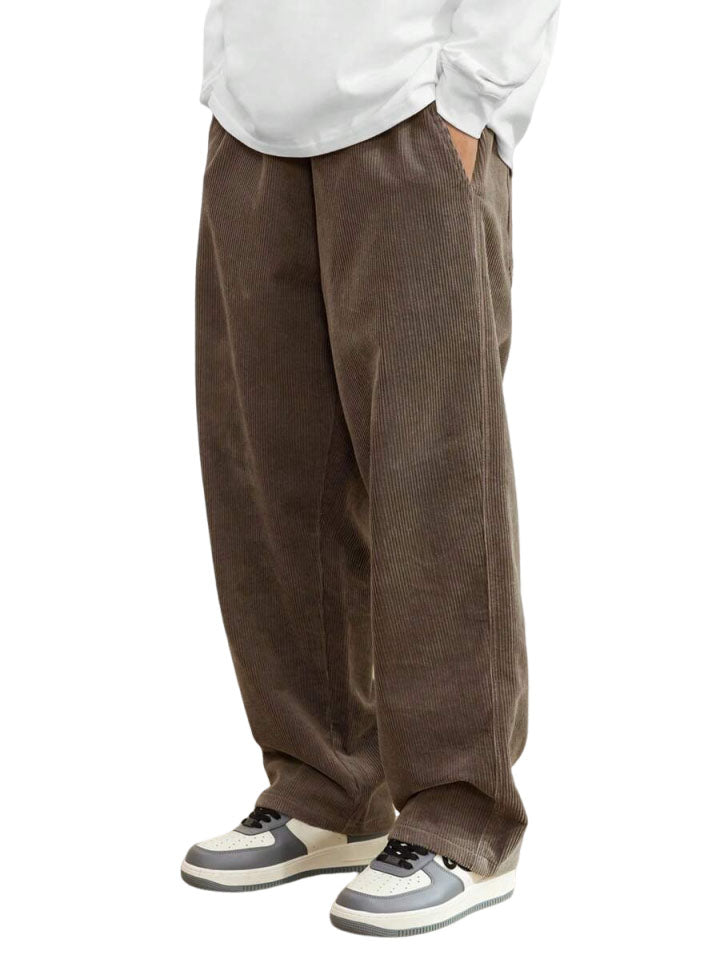 Men's Fashionable Retro Loose Thickened Trousers