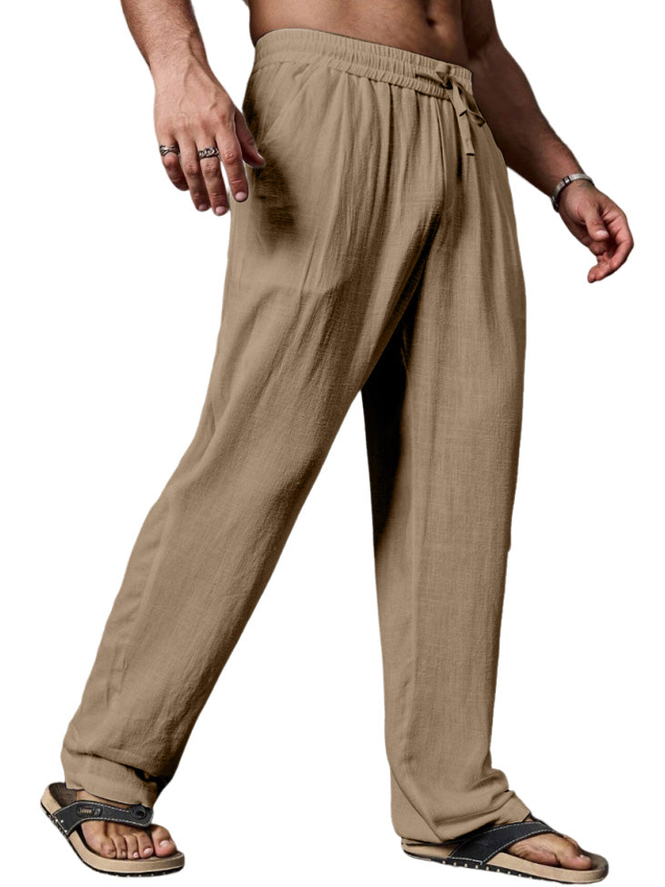 Men's Casual Loose Simple Solid Color Trousers