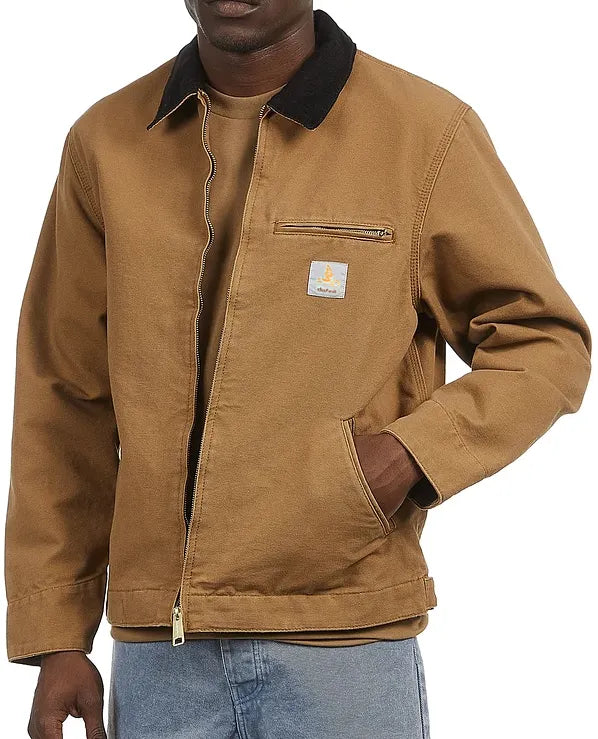 Men's Vintage Distressed Loose Detroit Jacket