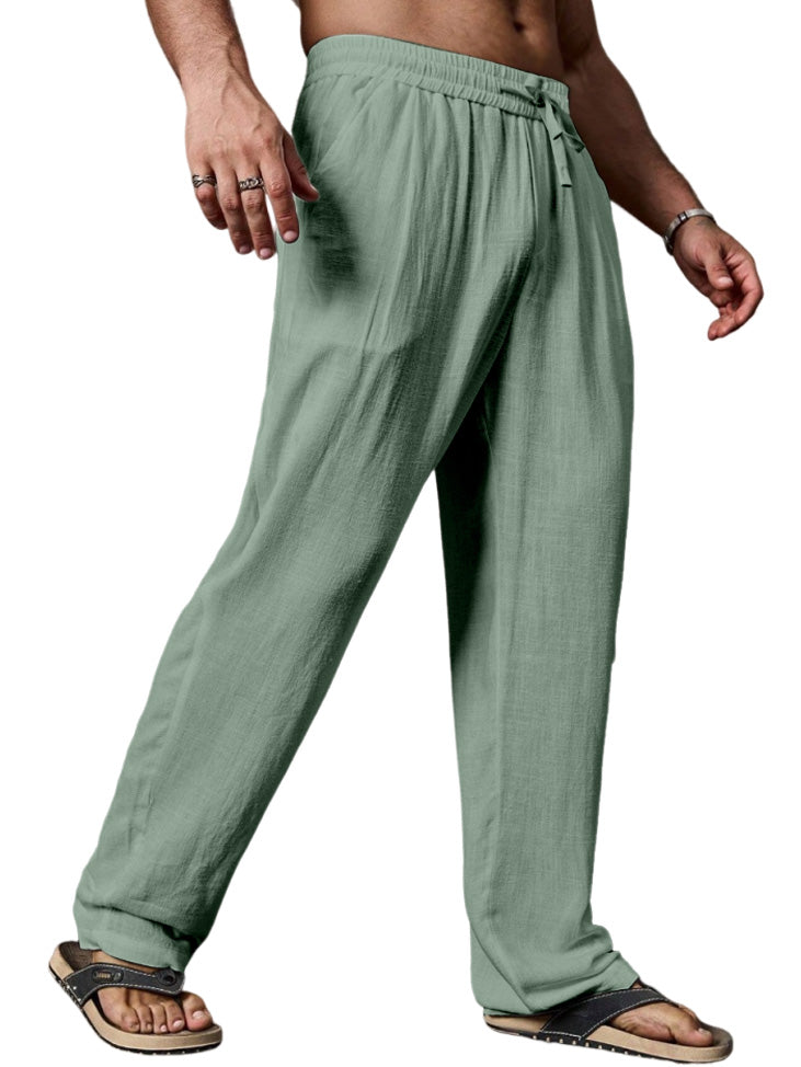 Men's Casual Loose Simple Solid Color Trousers
