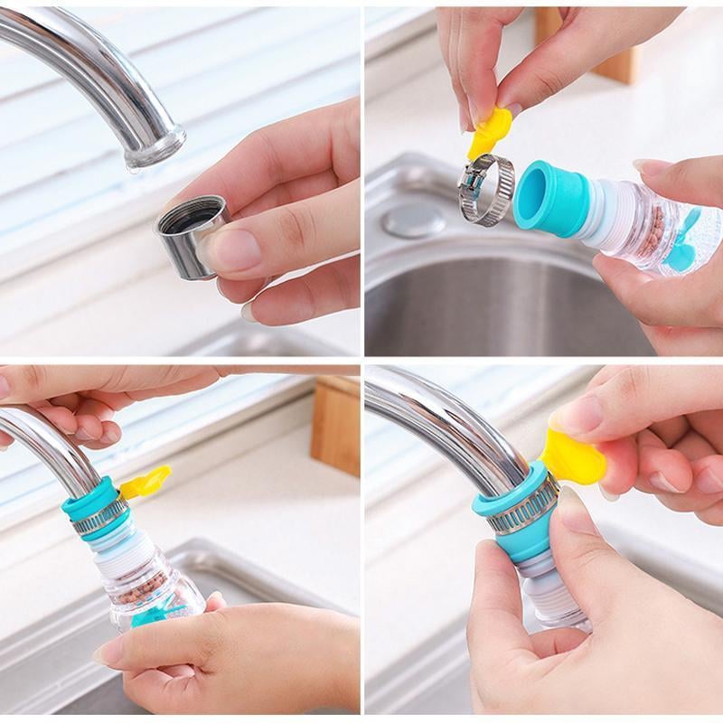 🔥Splash-proof Faucet Booster Filter