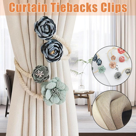 🌸Curtain Tiebacks Clips