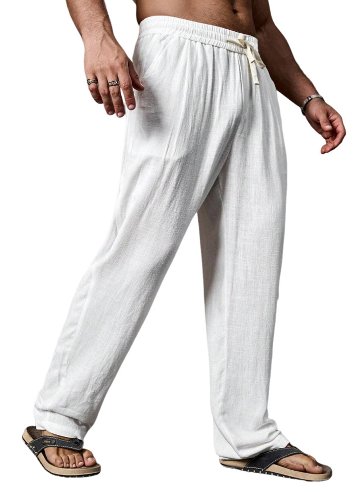 Men's Casual Loose Simple Solid Color Trousers