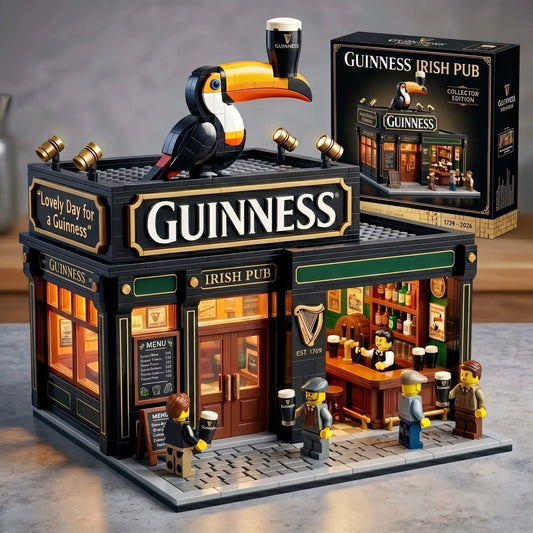 Classic Irish Pub Building Blocks Set