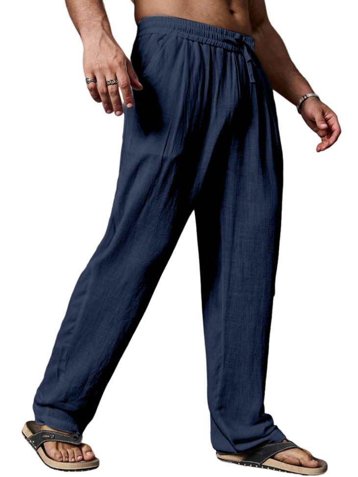 Men's Casual Loose Simple Solid Color Trousers