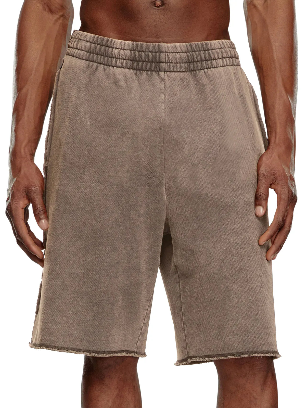 Men's Cotton Washed Distressed Vintage Distressed Shorts