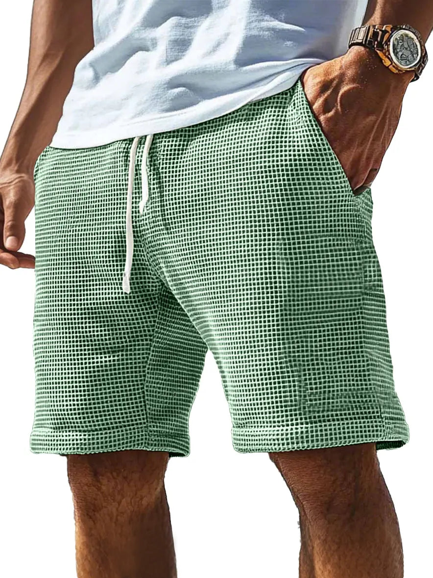 Men's Everyday Waffle Drawstring Comfort Shorts