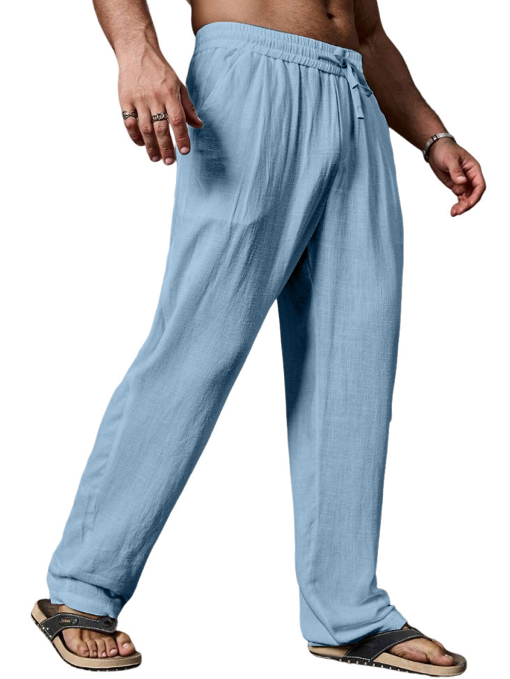 Men's Casual Loose Simple Solid Color Trousers