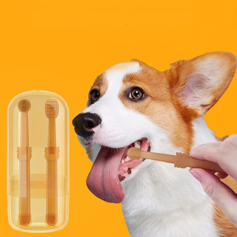 💥FlexiBrush Pet Toothbrush with Tongue Scraper