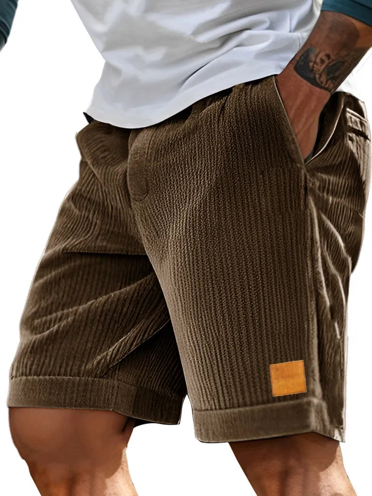 Men's Fashion Casual Retro Sports Embroidered Logo Shorts