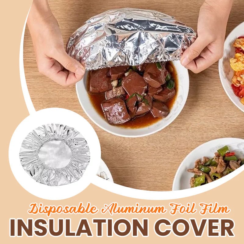 🏠Reusable Aluminum Foil Food Covers