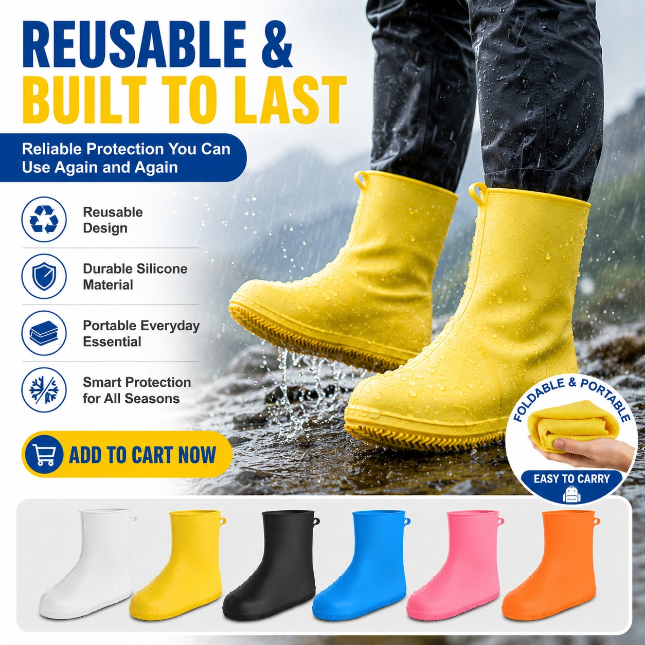 Thick Wear-Resistant Waterproof Shoe Cover