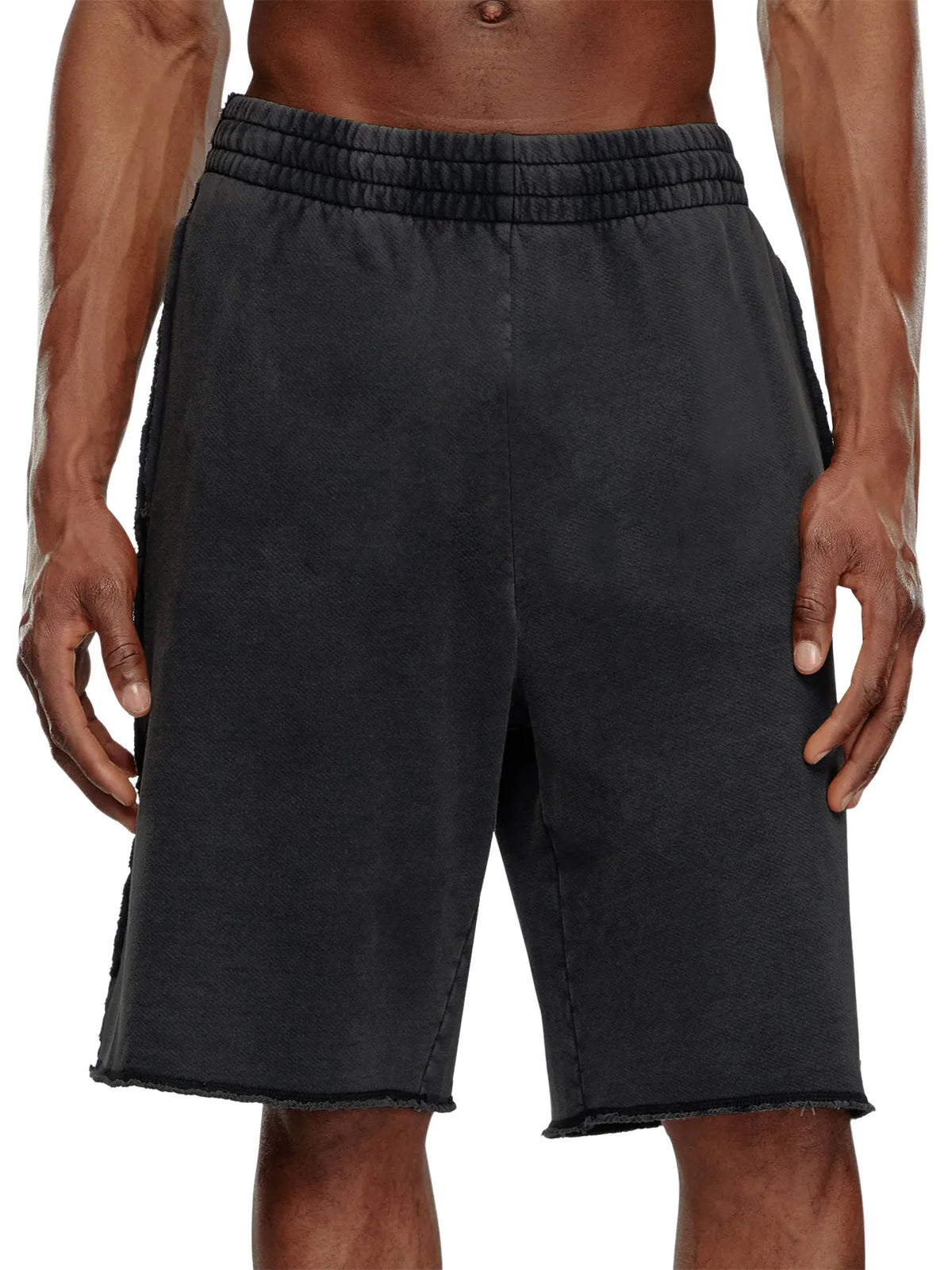 Men's Cotton Washed Distressed Vintage Distressed Shorts