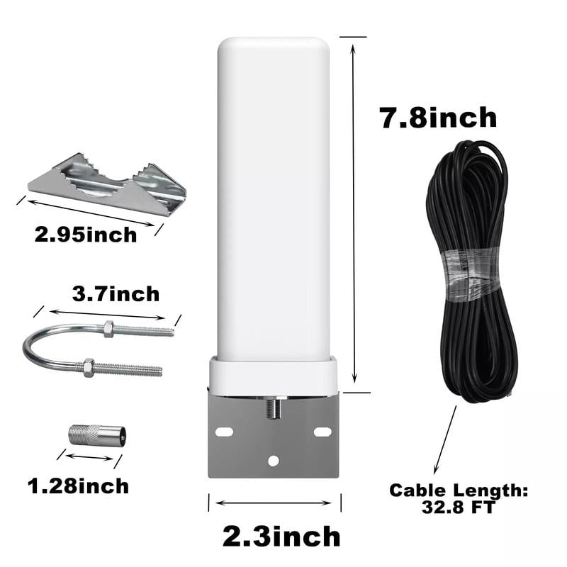 HDTV 1080P Outdoor HD 4K Digital TV Antenna 360° Signal Amplified