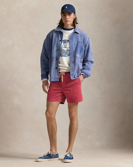 15.2 cm Polo Prepster Corduroy Short Adirondack Berry