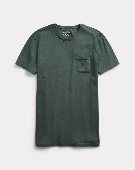 Garment-Dyed Pocket T-Shirt Green