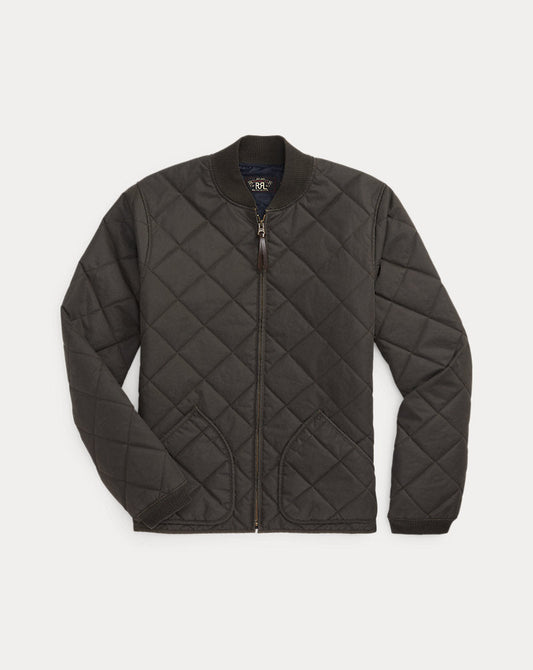 Quilted Twill Jacket Vintage Black