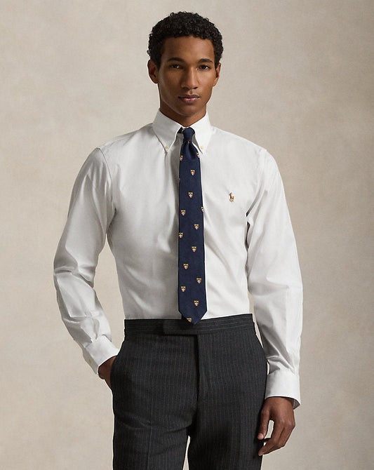 Custom Fit Oxford Shirt White