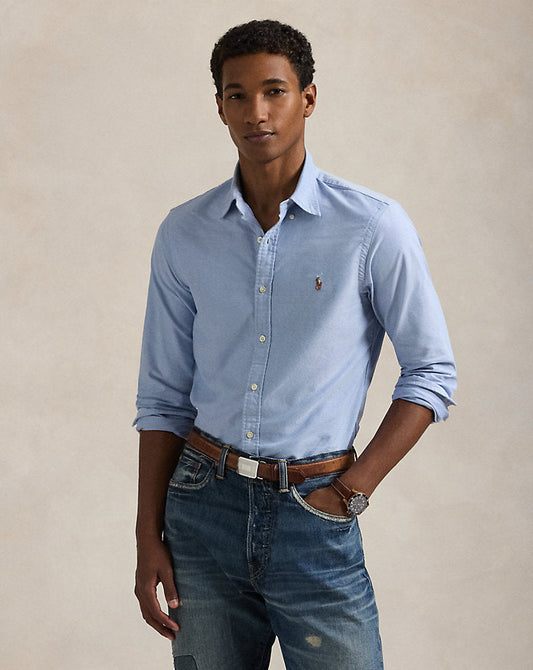 Slim Fit Oxford Shirt Blue