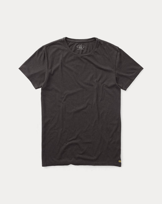 Jersey Crewneck T-Shirt Faded Black Canvas