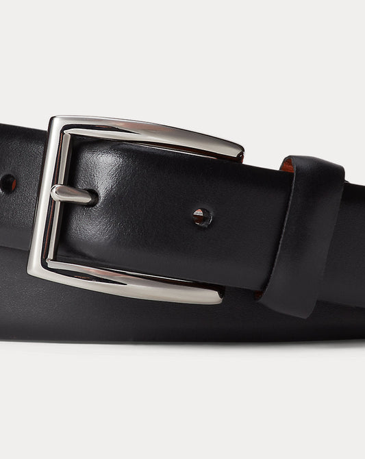 Leather Dress Belt Black