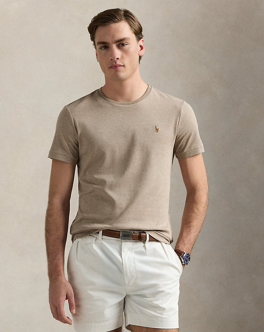 Custom Slim Fit Soft Cotton T-Shirt Adirondack Heather
