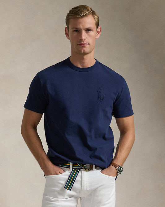 Classic Fit Big Pony Jersey T-Shirt Cruise Navy