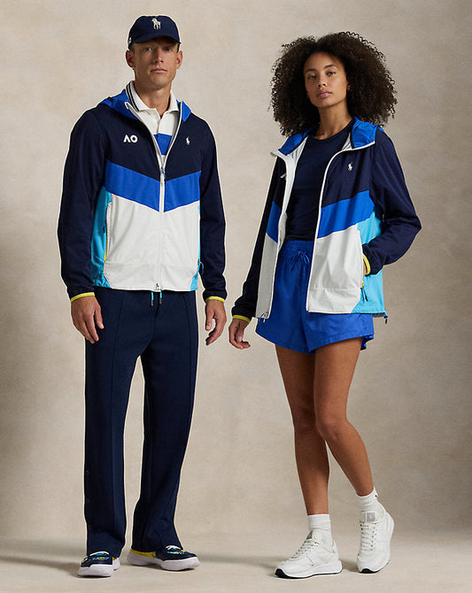Australian Open Packable Jacket Ceramic White Multi