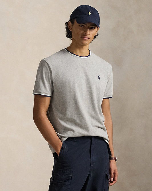 Classic Fit Stretch Mesh T-Shirt Andover Heather