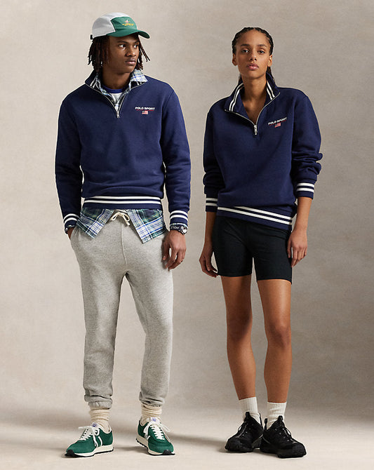 Polo Sport Fleece Quarter-Zip Sweatshirt Cruise Navy