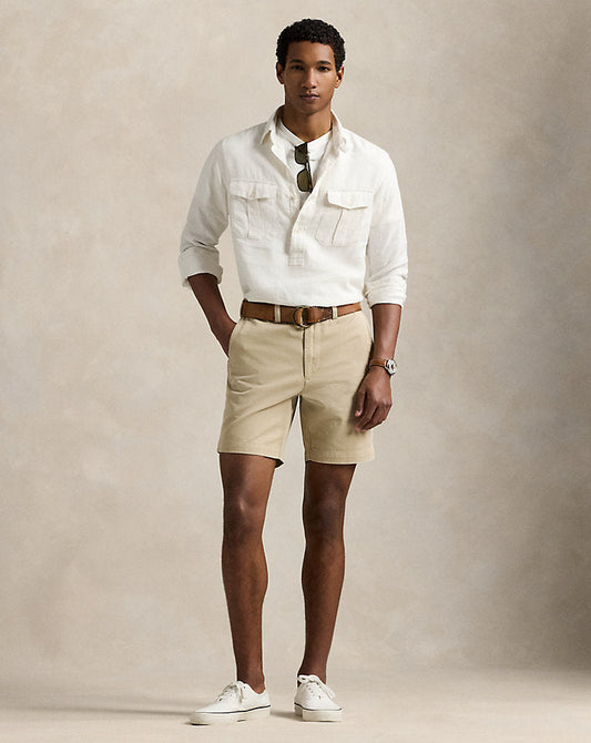 Salinger 20-cm Straight Fit Chino Short Classic Tan