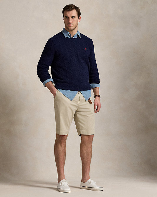 Stretch Classic Fit Chino Short Classic Stone