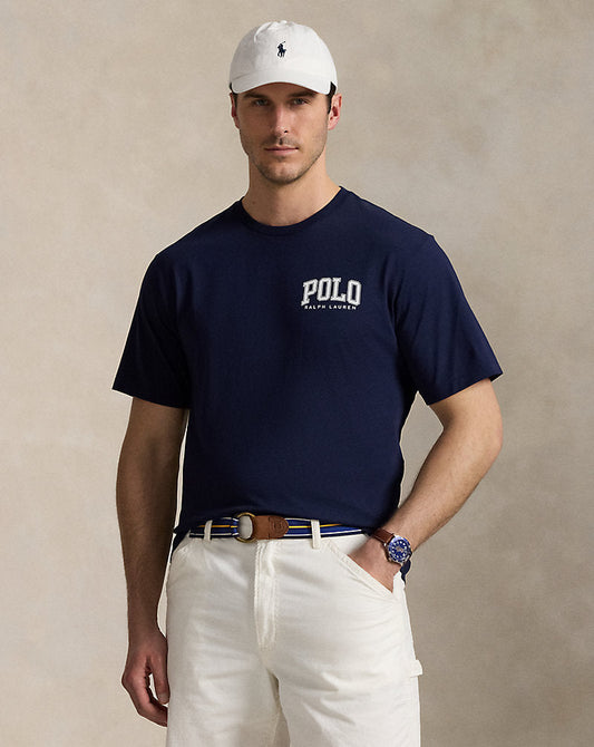 Logo Jersey T-Shirt Cruise Navy