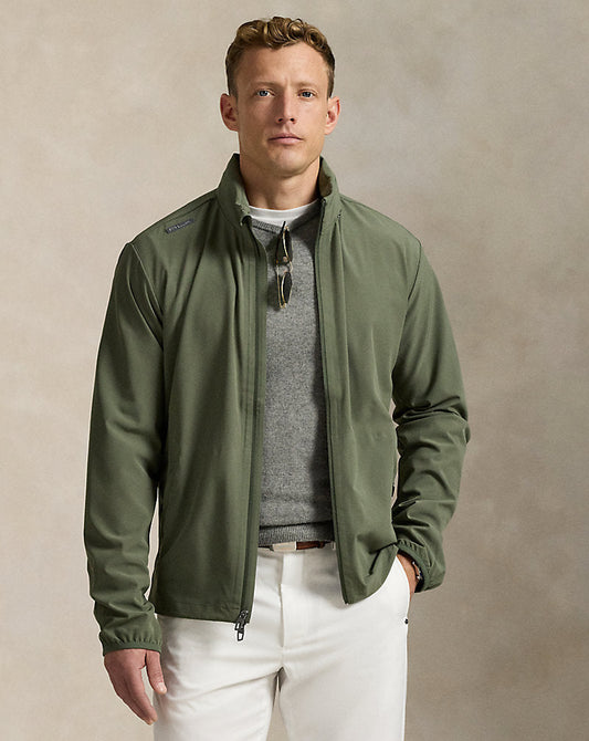 Performance Hooded Jacket Fossil Green