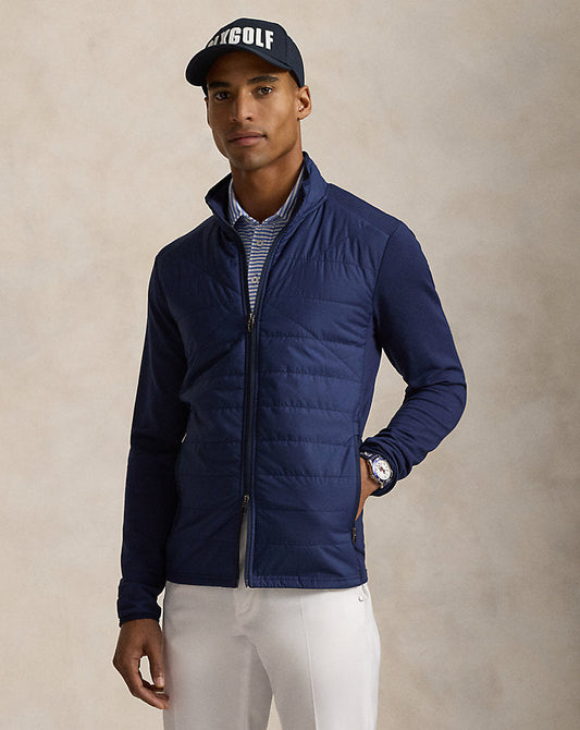 Hybrid Mockneck Jacket Refined Navy